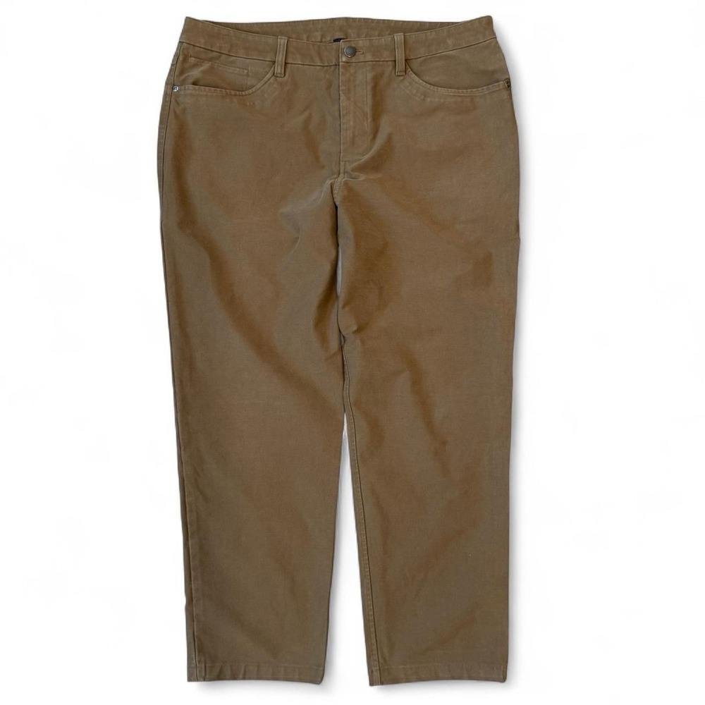 Lululemon ABC Utilitech Brown Pants Men's Size 34x26 Chinos Casual Minimalist